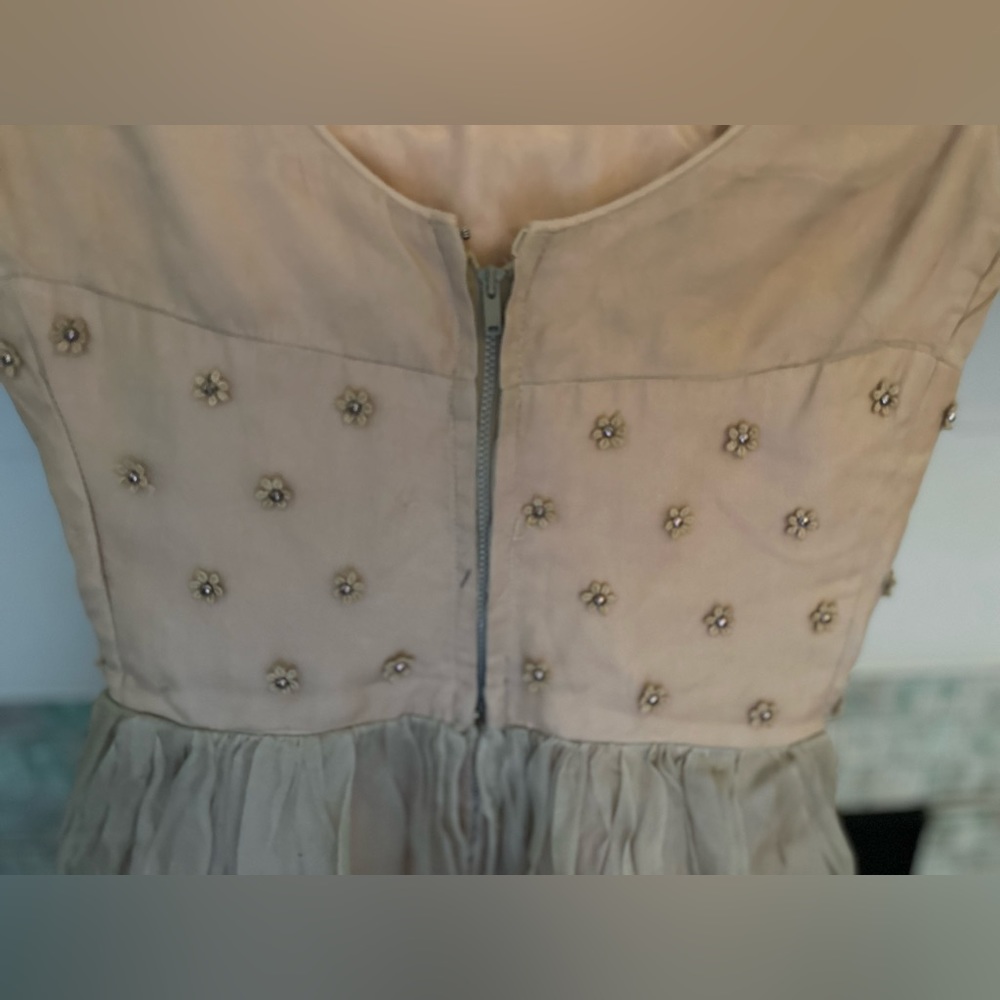 Vintage Fit and flare dress with floral appliqué - Picture 5 of 9